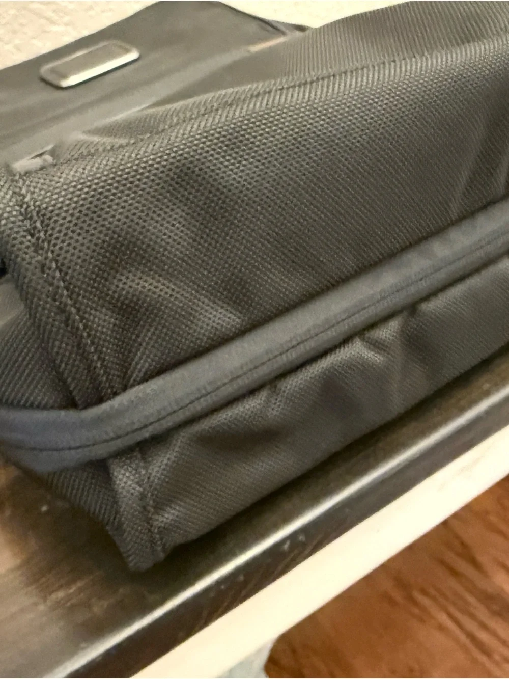Tumi Black Vertical Laptop Messenger Bag